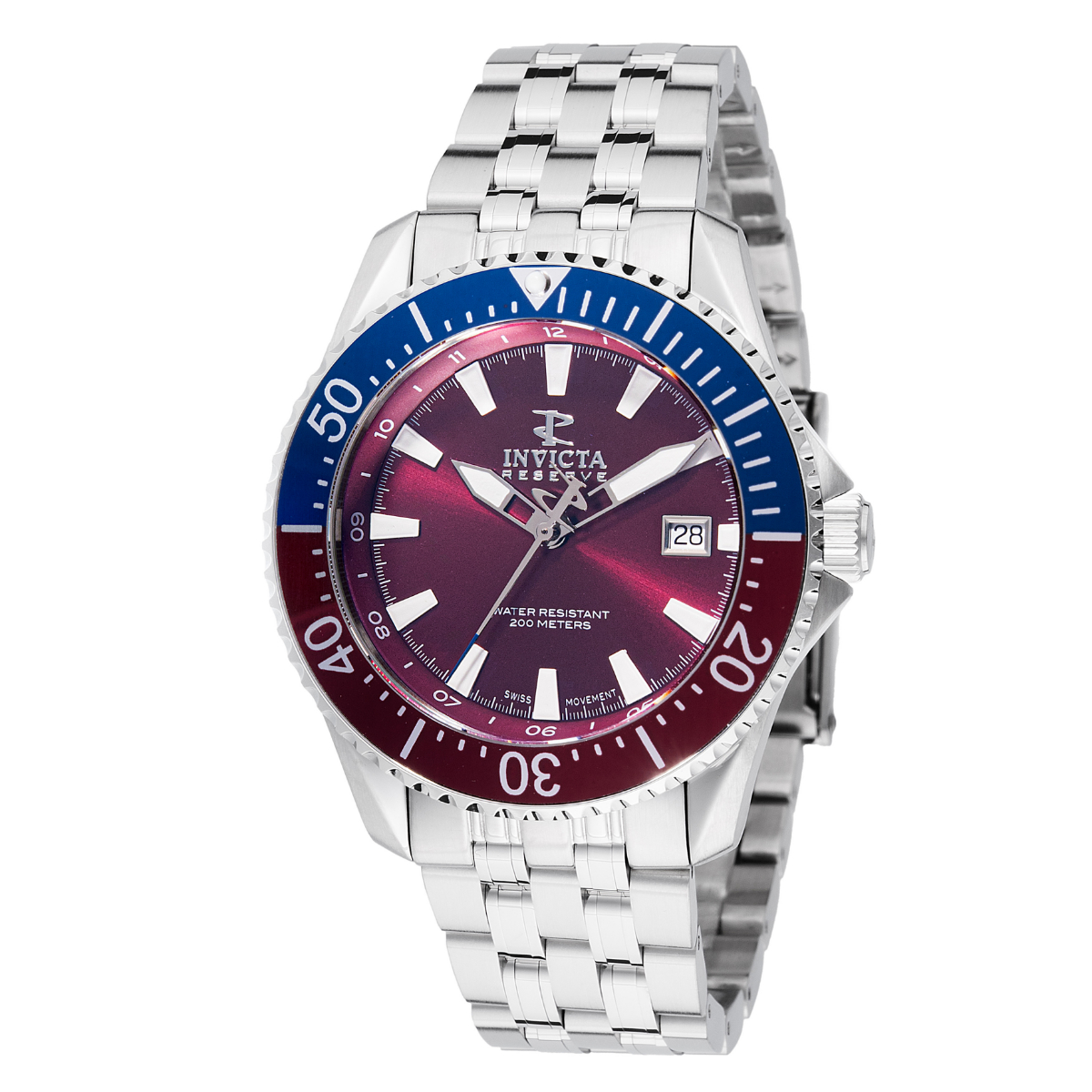 INVICTA RESERVE SWISS ETA 955.112 CALIBER MEN'S WATCH - 44MM, STEEL (49244-N1)