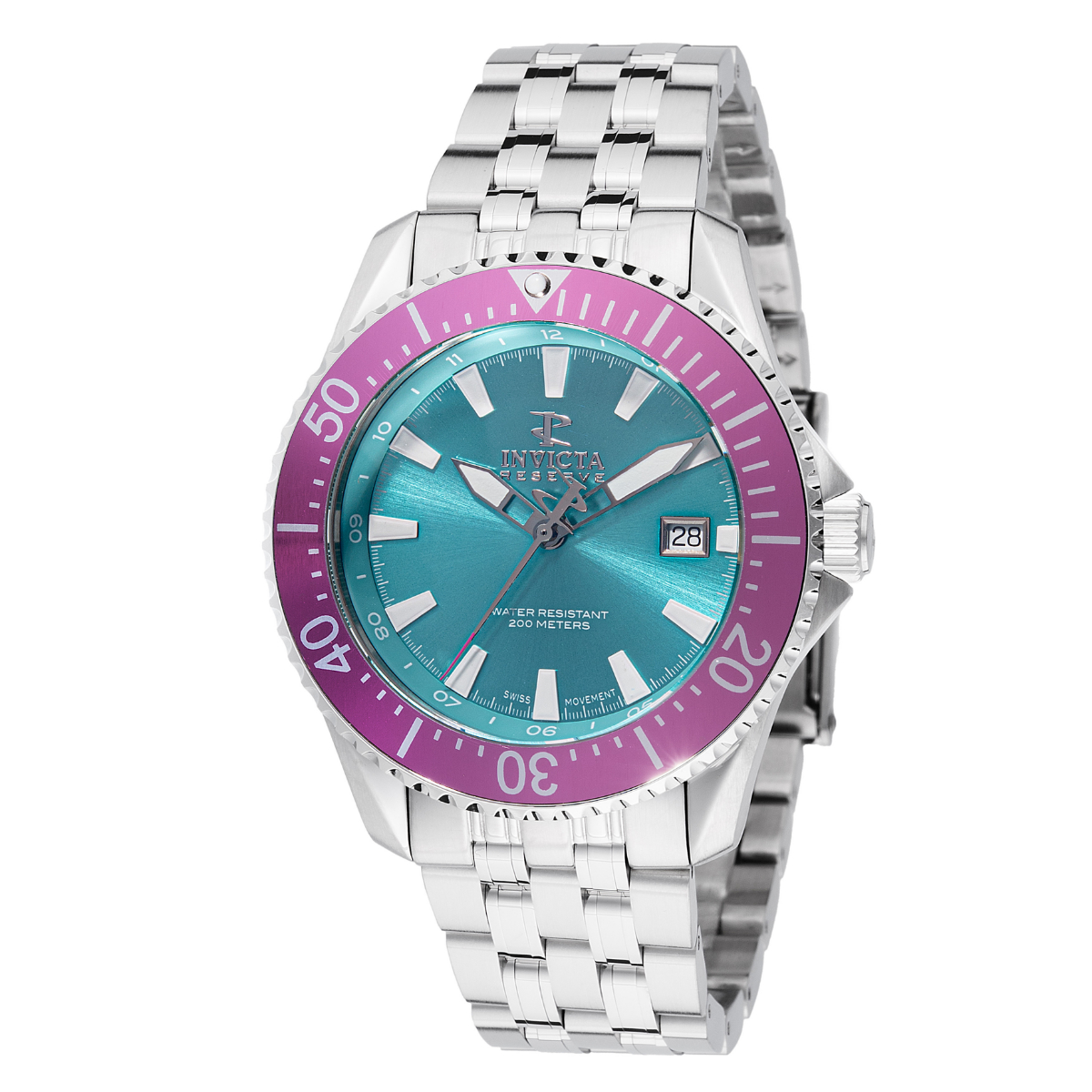 INVICTA RESERVE SWISS ETA 955.112 CALIBER MEN'S WATCH - 44MM, STEEL (49245-N1)