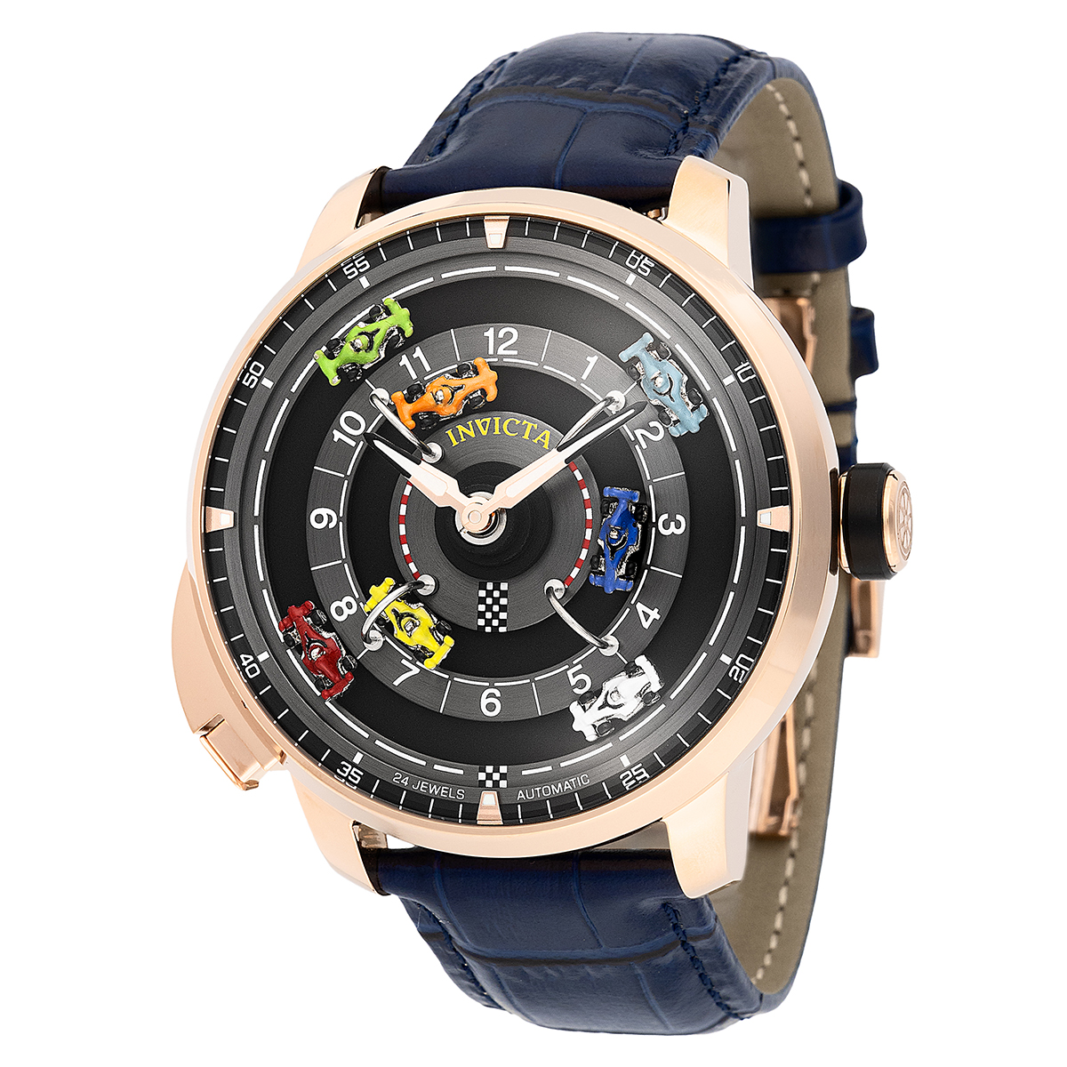 INVICTA RACING AUTOMATIC MEN'S WATCH - 46MM, NAVY BLUE (69135)