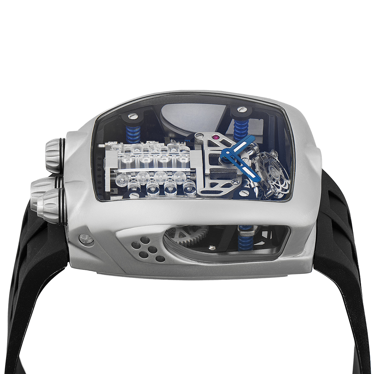 INVICTA AUTOMATIC MEN'S WATCH W/ SKELETON DIAL - 44MM, BLACK (MPW-0153)