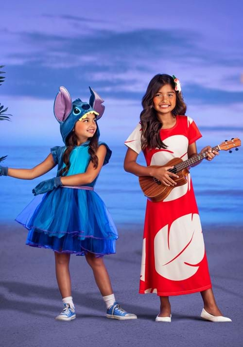 SPIRIT HALLOWEEN COSTUMES DISNEY LILO & STITCH STITCH COSTUME DRESS FOR GIRLS
