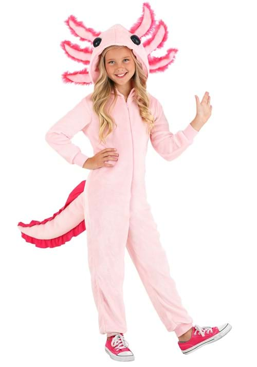 SPIRIT HALLOWEEN COSTUMES KID'S AXOLOTL COSTUME ONESIE