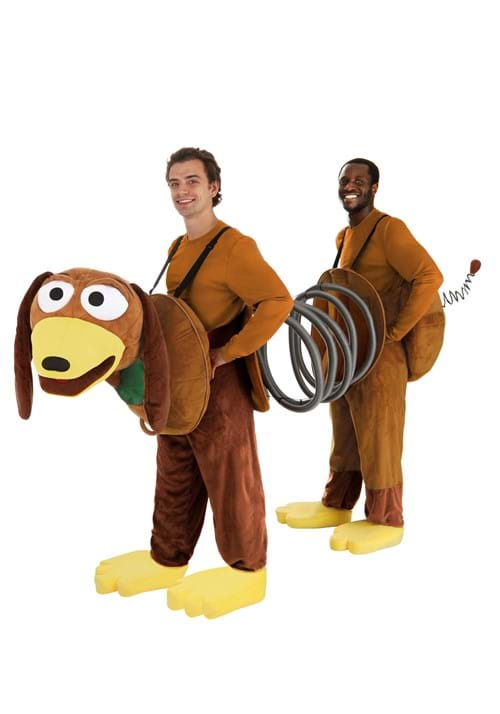 SPIRIT HALLOWEEN COSTUMES DISNEY AND PIXAR TOY STORY SLINKY DOG COSTUME FOR ADULTS