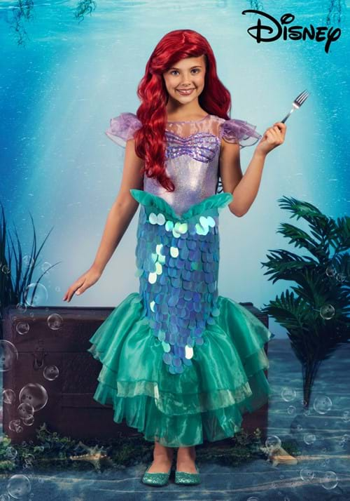 SPIRIT HALLOWEEN COSTUMES DISNEY LITTLE MERMAID ARIEL COSTUME FOR GIRLS