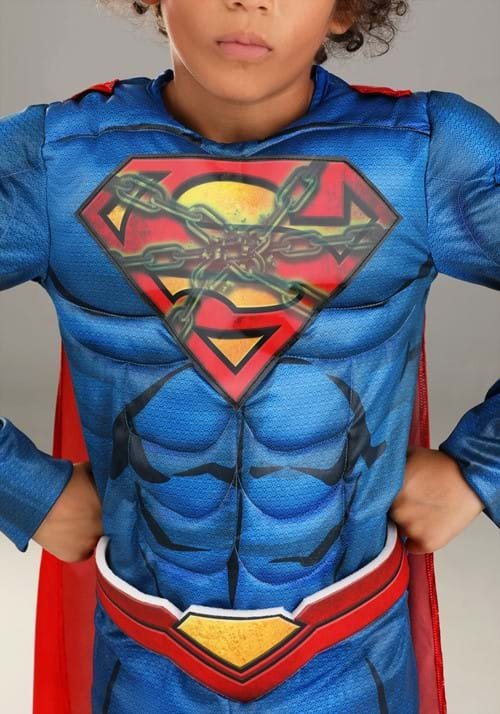 SPIRIT HALLOWEEEN COSTUMES DC COMICS DELUXE SUPERMAN KID'S COSTUME
