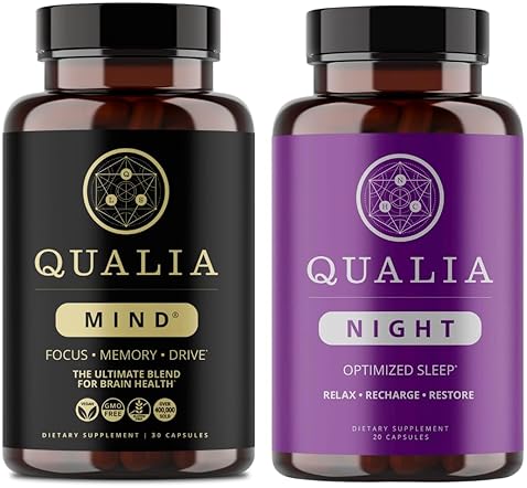 QUALIA MIND NIGHT PREMIUM NOOTROPIC FOR FOCUS DEEP SLEEP SUPPORT 1 WEEK SUPPLY