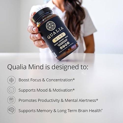 QUALIA  MIND NOOTROPIC DOCTOR-FORMULATED BRAIN SUPPLEMENT FOR FOCUS, MEMORY PRODUCTIVITY