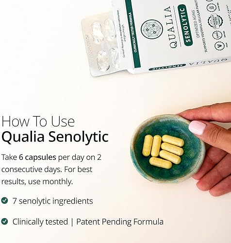 QUALIA NIGHT SENOLYTIC BUNDLE SCIENCE-BASED SLEEP CELL REPAIR SUPPLEMENTS