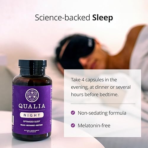 QUALIA NIGHT SENOLYTIC BUNDLE SCIENCE-BASED SLEEP CELL REPAIR SUPPLEMENTS