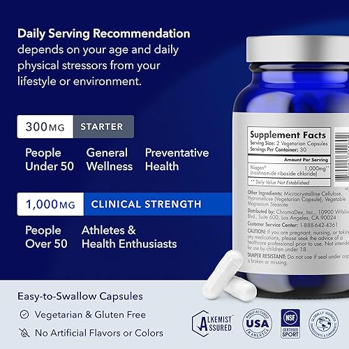 TRU NIAGEN PRO NAD 2X500MG NIAGEN SUPPLEMENT FOR ANTI-AGING, ENERGY CELL REGENERATION