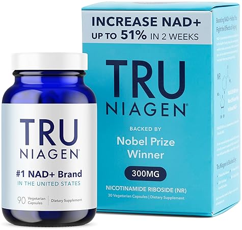 TRU NIAGEN NAD SUPPLEMENT 300MG NIAGEN ANTI-AGING, CELL ENERGY, BRAIN MUSCLE SUPPORT, 90 SERVINGS