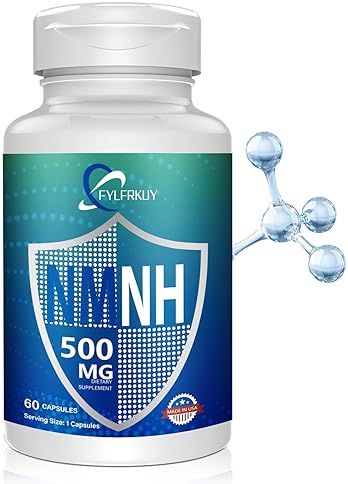 NMNH 500MG NAD SUPPLEMENT PURE ORGANIC DIHYDRONICOTINAMIDE MONONUCLEOTIDE, 60 CAPSULES