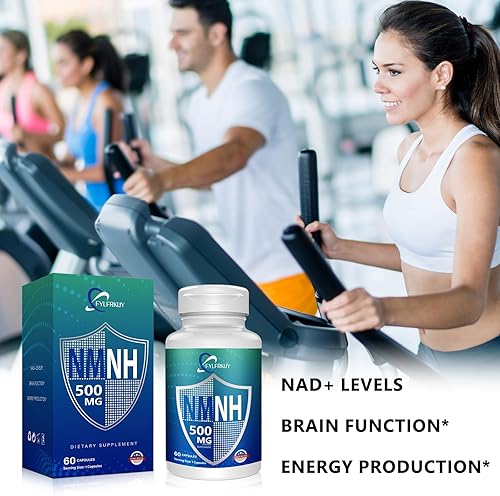 NMNH 500MG NAD SUPPLEMENT PURE ORGANIC DIHYDRONICOTINAMIDE MONONUCLEOTIDE, 60 CAPSULES