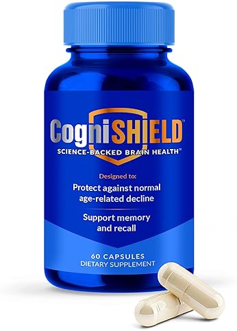 BRAIN HEALTH SUPPLEMENT 60 COUNT SUPPORTS MEMORY, RECALL PROTECTS AGAINST AGE-RELATED DECLINE