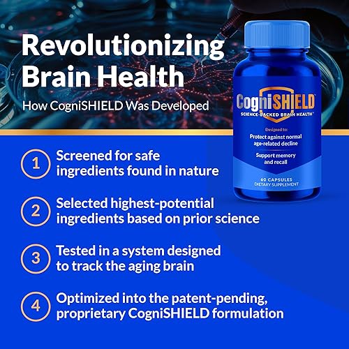 BRAIN HEALTH SUPPLEMENT 60 COUNT SUPPORTS MEMORY, RECALL PROTECTS AGAINST AGE-RELATED DECLINE