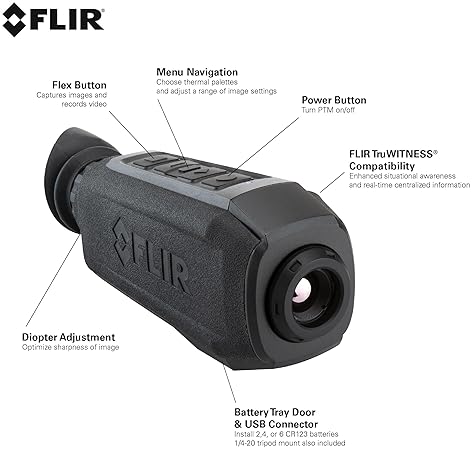 FLIR SCION PTM366 PROFESSIONAL THERMAL MONOCULAR HIGH-PERFORMANCE THERMAL IMAGING DEVICE