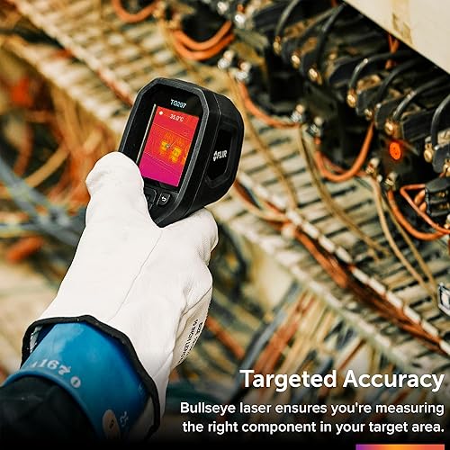 FLIR TG297 THERMAL IMAGING CAMERA WITH BULLSEYE LASER FOR INDUSTRIAL HIGH-TEMPERATURE USE