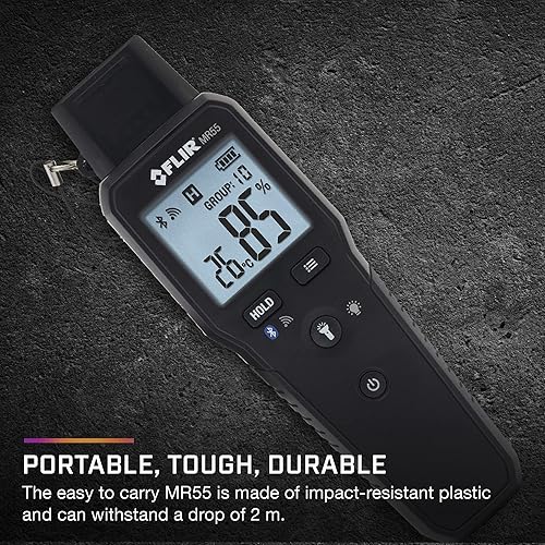 FLIR MR55 BLUETOOTH PIN MOISTURE METER FOR INSTANT DATA SHARING VIA FLIR TOOLS APP