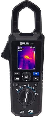 FLIR CM275-KIT THERMAL IMAGING CLAMP METER WITH DATALOGGING, WIRELESS RECHARGEABLE BATTERY