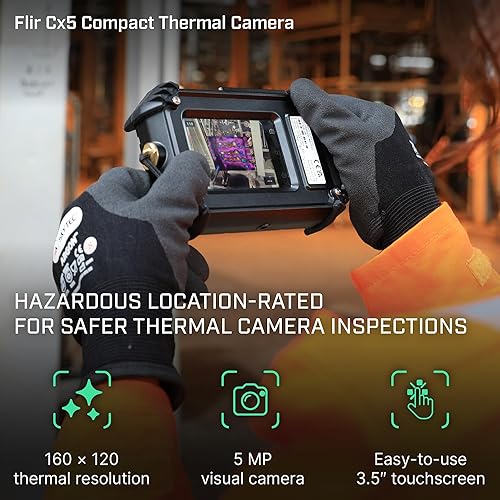 FLIR CX5 HAZARDOUS LOCATION THERMAL IMAGING CAMERA WITH WIFI HIGH-RESOLUTION INFRARED IMAGER