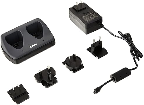 FLIR T198126 TWO-BAY BATTERY CHARGER FOR T6XX SERIES THERMAL IMAGING CAMERAS