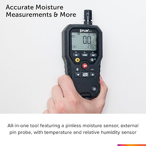 FLIR MR77 PINLESS MOISTURE METER ACCURATE, NON-INVASIVE MOISTURE DETECTION TOOL