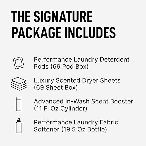 LAUNDRY SAUCE ITALIAN BERGAMOT BUNDLE SCENTED PODS, BOOSTER, SOFTENER DRYER SHEETS