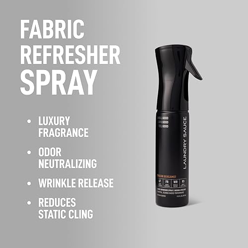 LAUNDRY SAUCE ITALIAN BERGAMOT FABRIC REFRESHER SPRAY ODOR-FIGHTING LAUNDRY SCENT, 9.8 FL OZ