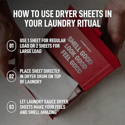 LAUNDRY SAUCE DRYER SHEETS BUNDLE AUSTRALIAN SANDALWOOD FRENCH SAFFRON, PREMIUM SCENTED