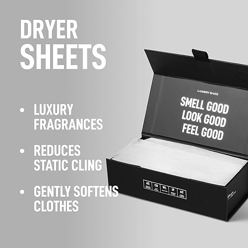 LAUNDRY DRYER SHEETS BUNDLE 2 SETS WITH AUSTRALIAN SANDALWOOD ITALIAN BERGAMOT SCENTS