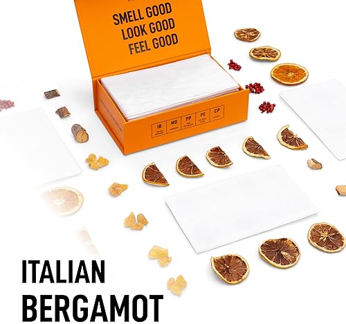 LAUNDRY DRYER SHEETS BUNDLE 2 SETS WITH AUSTRALIAN SANDALWOOD ITALIAN BERGAMOT SCENTS