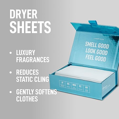 LAUNDRY SAUCE LUXURY DETERGENT PODS, SCENT BOOSTER DRYER SHEETS BUNDLE INDONESIAN PATCHOULI