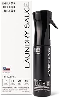 LAUNDRY SAUCE SIBERIAN PINE FABRIC REFRESHER SPRAY ODOR-FIGHTING LAUNDRY SCENT, 9.8 FL OZ
