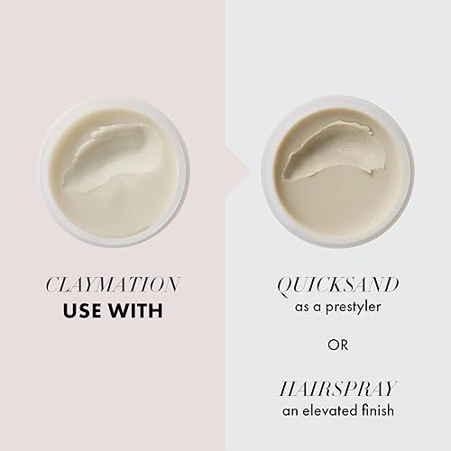HANZ DE FUKO CLAYMATION HAIR CLAY HIGH HOLD MATTE FINISH, 2 OZ TRAVEL SIZE FOR MEN
