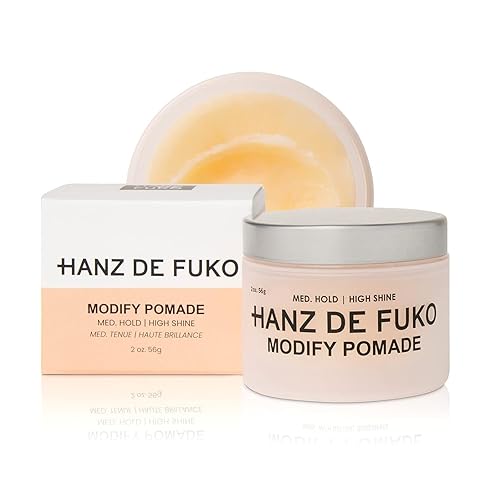 HANZ DE FUKO MODIFY POMADE MEDIUM HOLD, HIGH SHINE HAIR STYLING FOR MEN 2 OZ TRAVEL SIZE