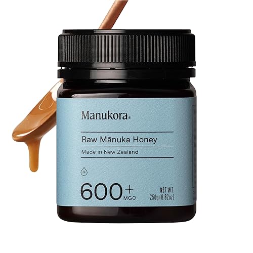MANUKORA RAW MANUKA HONEY MGO 600 NZ, NON-GMO, MONOFLORAL, IMMUNE SUPPORT 250G