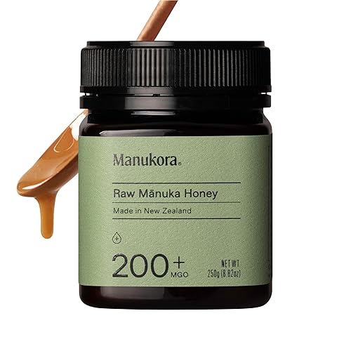 MANUKORA RAW MANUKA HONEY MGO 200 NZ, NON-GMO, TRACEABLE, 250G DAILY WELLNESS