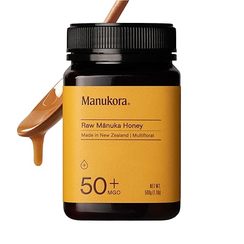 MANUKORA RAW MANUKA HONEY MGO 50 NZ NON-GMO TRACEABLE 500G DAILY WELLNESS SUPPORT