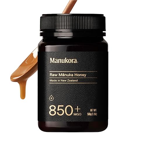 MANUKORA RAW MANUKA HONEY MGO 850 NZ, NON-GMO, MONOFLORAL, 500G DIGESTIVE IMMUNITY