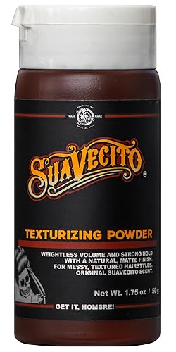 SUAVECITO HAIR STYLING POWDER MATTE FINISH, STRONG HOLD, VOLUMIZING OIL ABSORBING