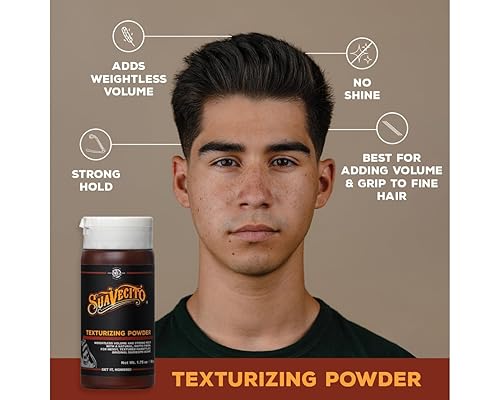 SUAVECITO HAIR STYLING POWDER MATTE FINISH, STRONG HOLD, VOLUMIZING OIL ABSORBING