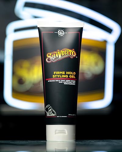 SUAVECITO FIRME STRONG HOLD STYLING GEL 8OZ - ALCOHOL-FREE, HIGH SHINE, ALL HAIR TYPES