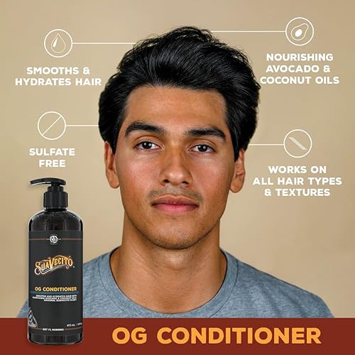 SUAVECITO OG CONDITIONER 16OZ PUMP HYDRATES REPAIRS ALL HAIR TYPES, SULFATE-FREE, AVOCADO COCONUT