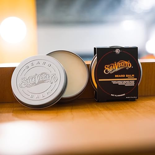 SUAVECITO ORIGINAL SCENT BEARD BALM 1.5 OZ NOURISHES, CONDITIONS, PREVENTS FLAKING ITCH