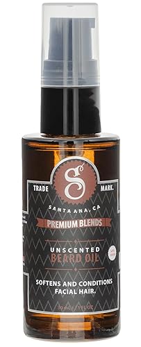 SUAVECITO PREMIUM BEARD OIL SOFTENS HAIR, HYDRATES SKIN, FIGHTS DANDRUFF, 1 OZ