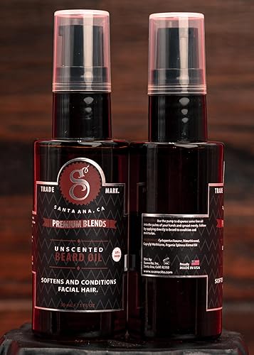 SUAVECITO PREMIUM BEARD OIL SOFTENS HAIR, HYDRATES SKIN, FIGHTS DANDRUFF, 1 OZ