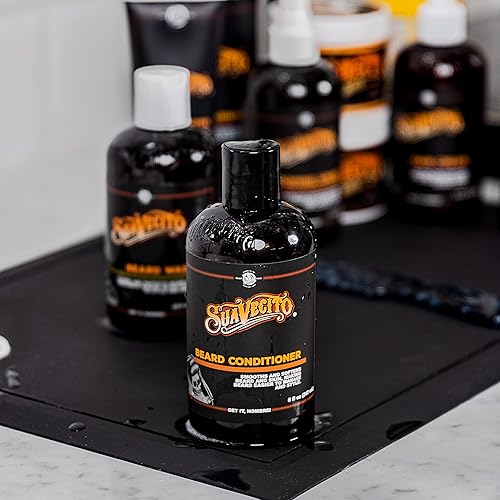 SUAVECITO BEARD CONDITIONER FOR MEN SMOOTHING SOFTENING, 8 OZ BEARD CARE PRODUCT