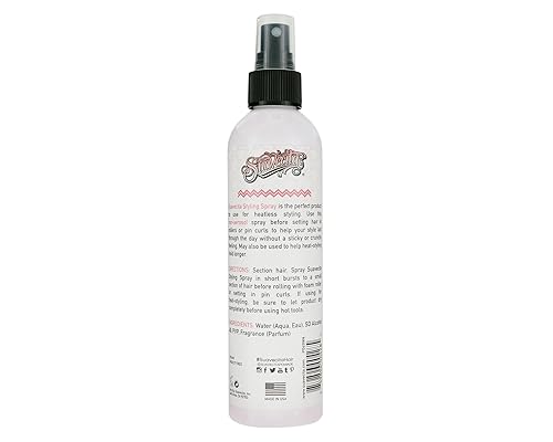 SUAVECITO WILD BERRY STYLING SPRAY 8OZ MEDIUM SHINE, FRIZZ CONTROL, VEGAN CRUELTY-FREE