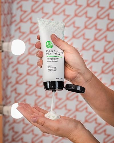 SUAVECITO KALE ALGAE HAIR MASK HYDRATE, REVITALIZE REPLENISH DRY, DAMAGED HAIR