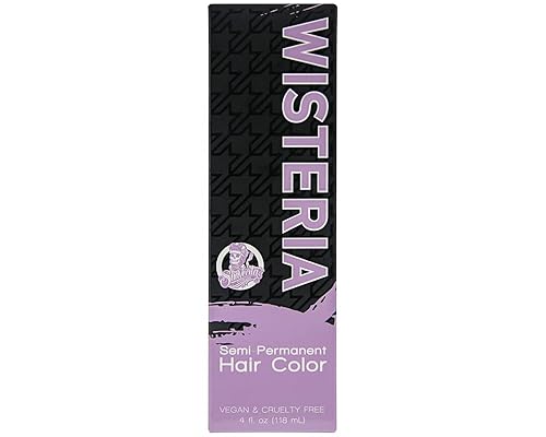 SUAVECITO SEMI-PERMANENT HAIR COLOR WISTERIA LIGHT PASTEL PURPLE VEGAN CRUELTY-FREE DYE